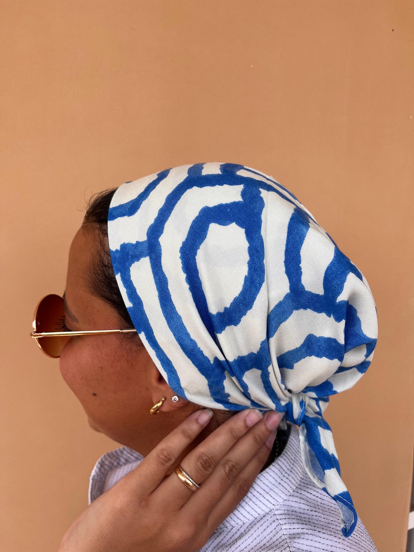 Blue bloom Bandana