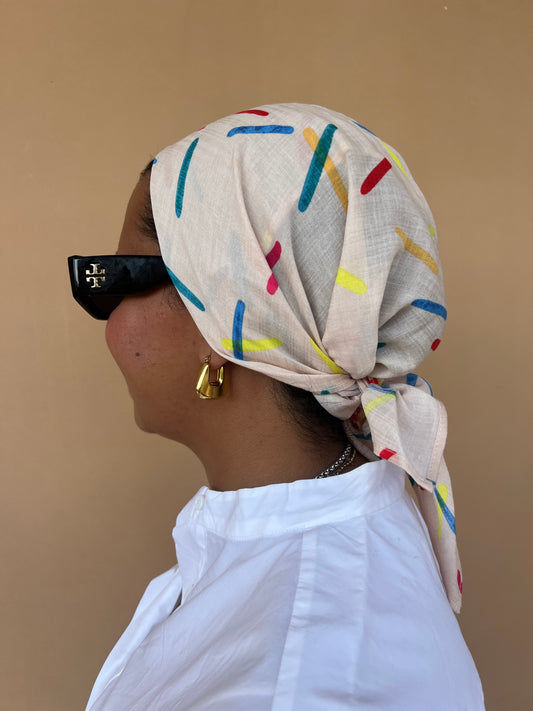 Confetti (in beige) Bandana