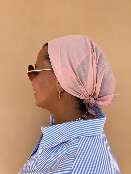 Pink Cotton Bandana