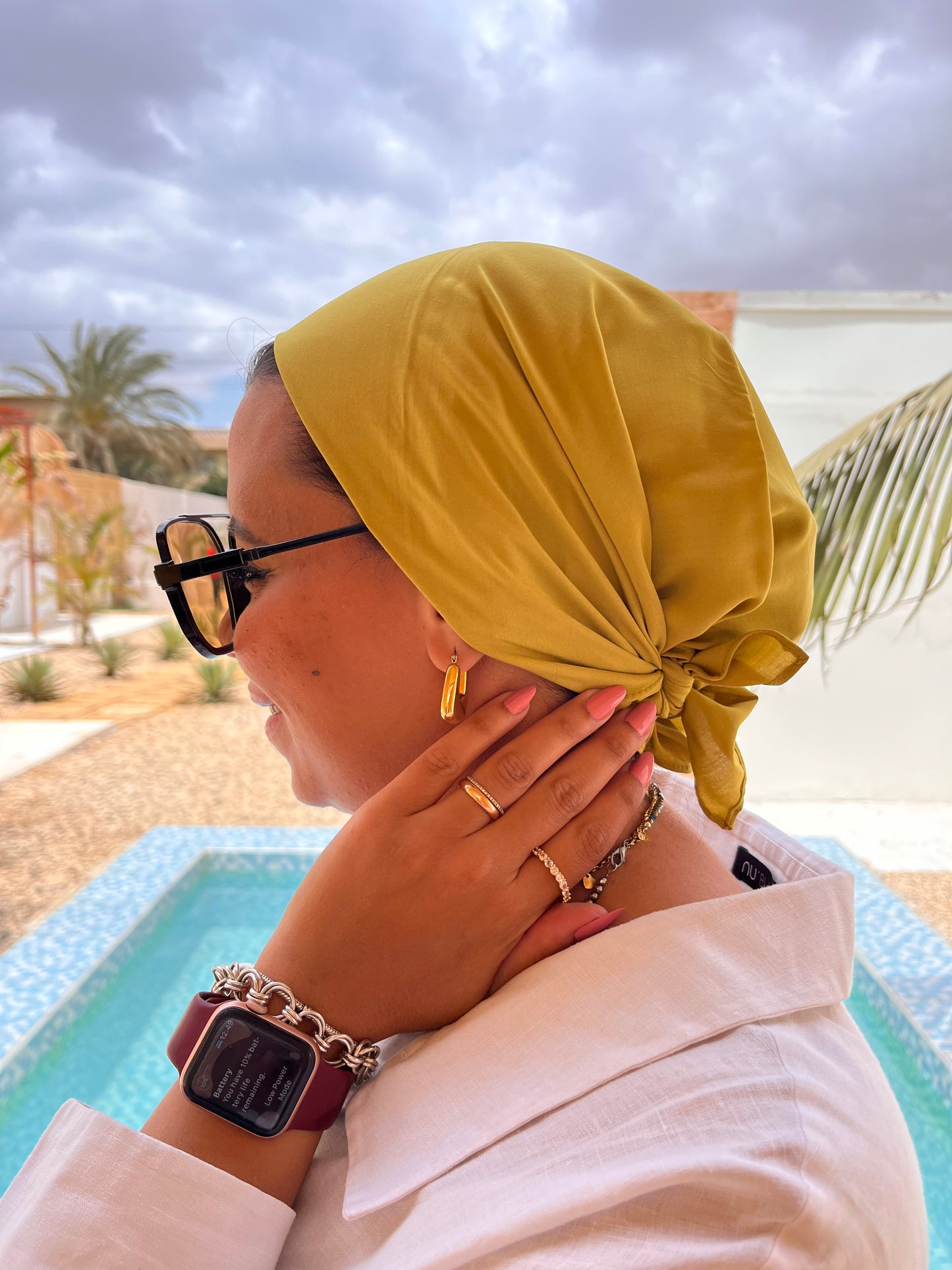 Mustard Cotton Bandana