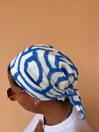 Blue bloom Bandana